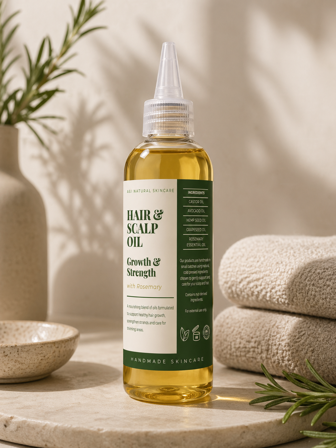Rosemary Growth & Strength Hair Oil