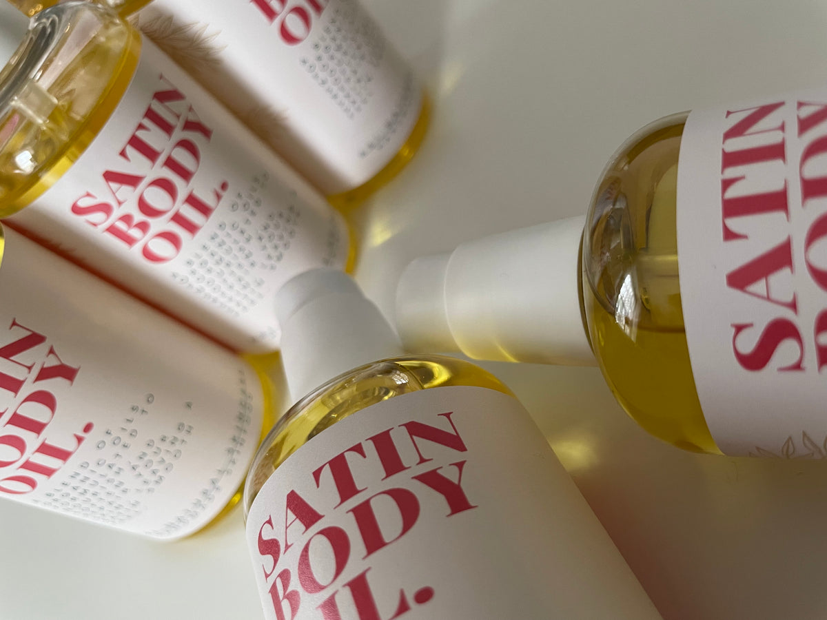 Satin Body Oil A&I NATURAL SKINCARE